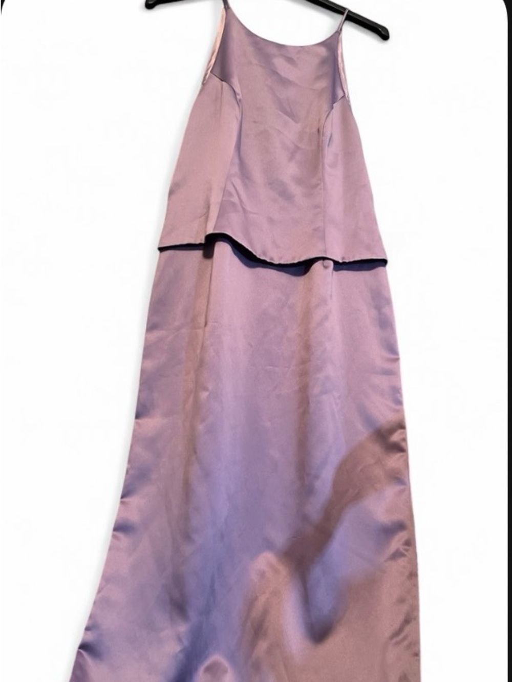 Michelangelo Dress Long Lavender Lilac Formal Gown Evening Wear Wedding Elegant - Picture 1 of 11